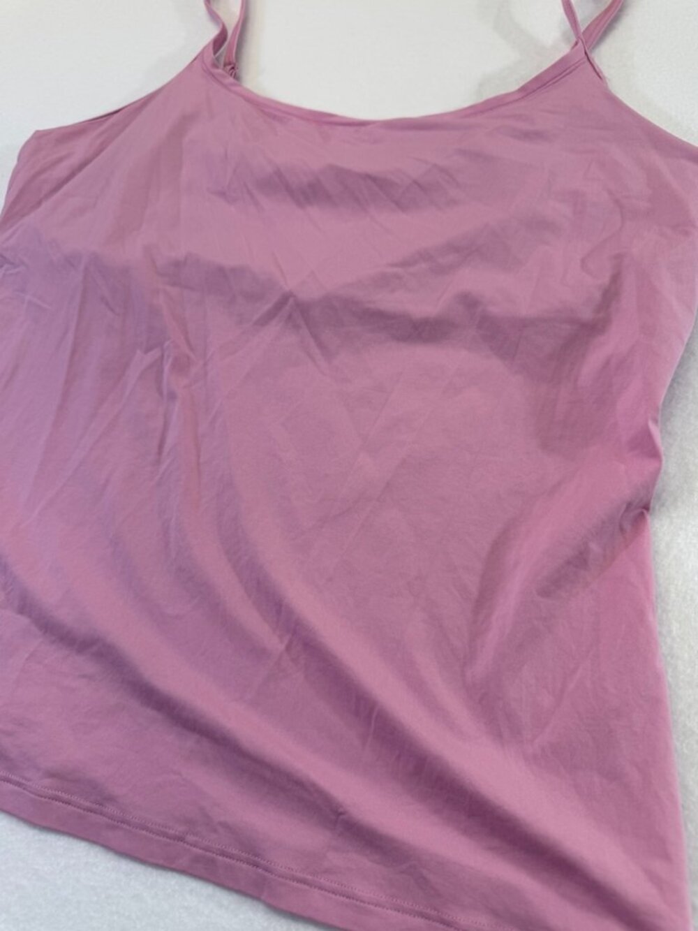 Victorias Secret PINK womens XL tank top soft under bralette pink color